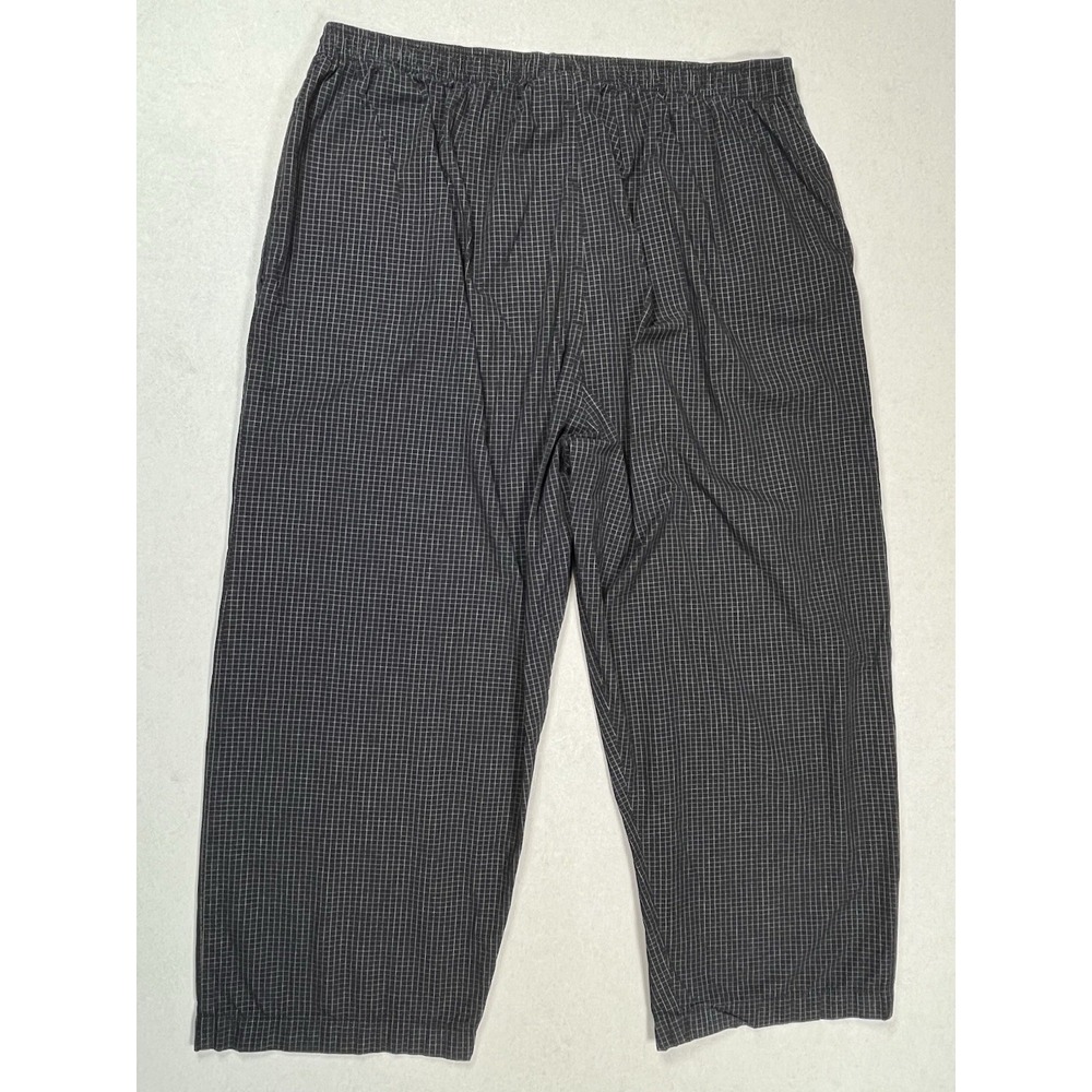Polo Ralph Lauren Soho Black Check Plaid Pajama Pants Sz XL Comfort‎ 24" Inseam - Picture 2 of 8